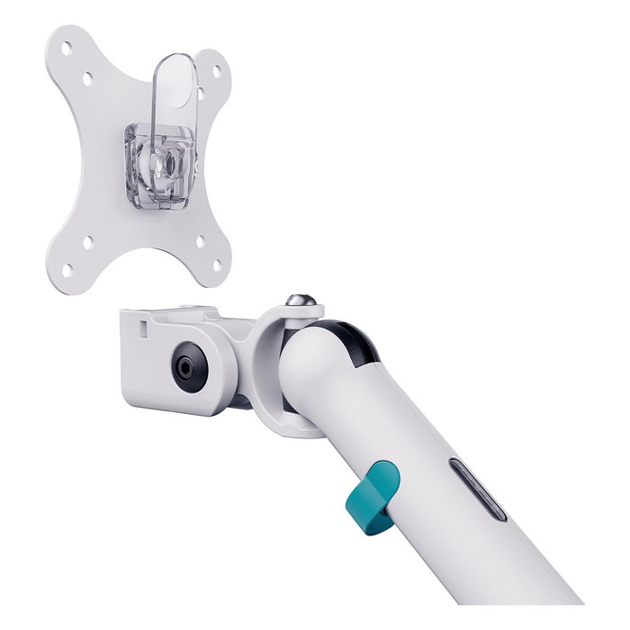 Digitus TIS Single - Báscula de baño digital de 35 kg, con pantalla TFT y función 'Body Check', mecánica, capacidad máxima 10 kg, color blanco