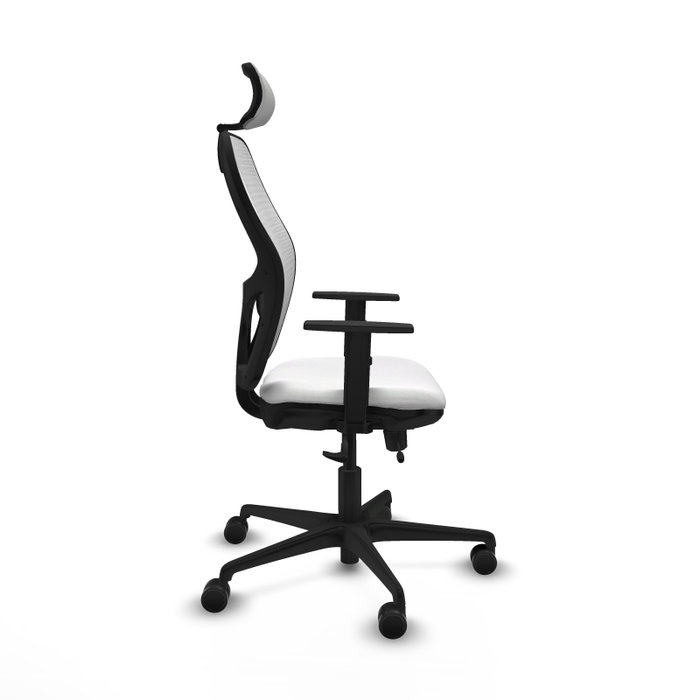PIQUERAS Y CRESPO Silla de oficina Jorquera con mecanismo Sincro/Traslack en Blanco