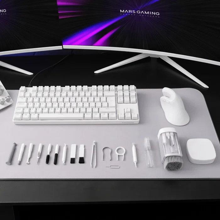 Mars Gaming Kit de Limpieza MAKIT 21 en 1 Blanco