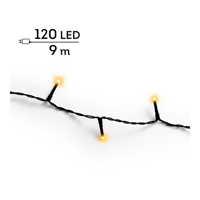 Lumineo Guirnalda Basic de 120 LEDs, 9 m, Cálido Clásico Lumineo Guirnalda Basic de 120 LEDs, 9 m, Cálido Clásico