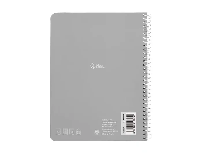 Liderpapel Cuaderno Espiral Witty A5 Tapa Dura Colores Surtidos