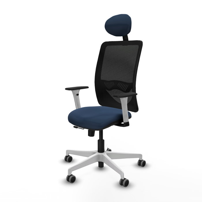 PIQUERAS Y CRESPO Silla de oficina Zulema con mecanismo Sincro/Traslack Azul marino y Negro PIQUERAS Y CRESPO Silla de oficina Zulema con mecanismo Sincro/Traslack Azul marino y Negro