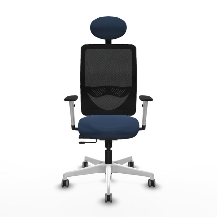 PIQUERAS Y CRESPO Silla de oficina Zulema con mecanismo Sincro/Traslack Azul marino y Negro PIQUERAS Y CRESPO Silla de oficina Zulema con mecanismo Sincro/Traslack Azul marino y Negro