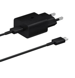 CoreParts Cargador de Pared USB QC3.0 15W con Cable USB-C (1M) - Negro