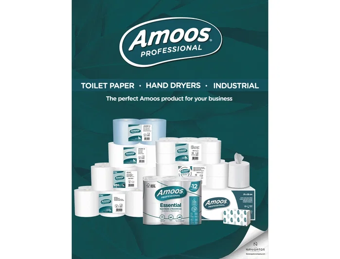 Amoos Papel Secamanos Industrial 2 Capas 32g/m2 Blanco 90m Paquete 6 Rollos Amoos Papel Secamanos Industrial 2 Capas 32g/m2 Blanco 90m Paquete 6 Rollos