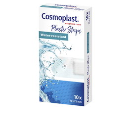 Cosmoplast Apósitos Resistencia al Agua / Water Resistant, Tiritas de Plástico, 10 Unidades