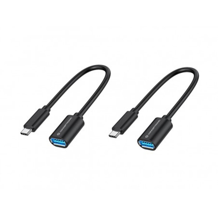 Conceptronic Pack de 2 Adaptadores USB-C Macho a USB-A 3.0 Hembra 20cm ABBY11B Conceptronic Pack de 2 Adaptadores USB-C Macho a USB-A 3.0 Hembra 20cm ABBY11B