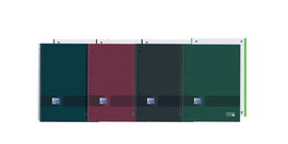 Bloc Oxford School Eu.Book 1 Oxford&You Micro.Tapa Extra A4+ 80H Horizontal 90G Surtido Neutros (4 Col.) (Set de 5)