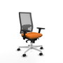 PIQUERAS Y CRESPO Silla de oficina Horna Naranja y Gris