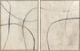 DKD Home Decor Cuadro Lienzo Abstracto Pack de 2