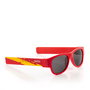 Pack Dispensador de Cerveza Refrigerante InnovaGoods y 2 Gafas de Sol Enrollables Sunfold Spain Red