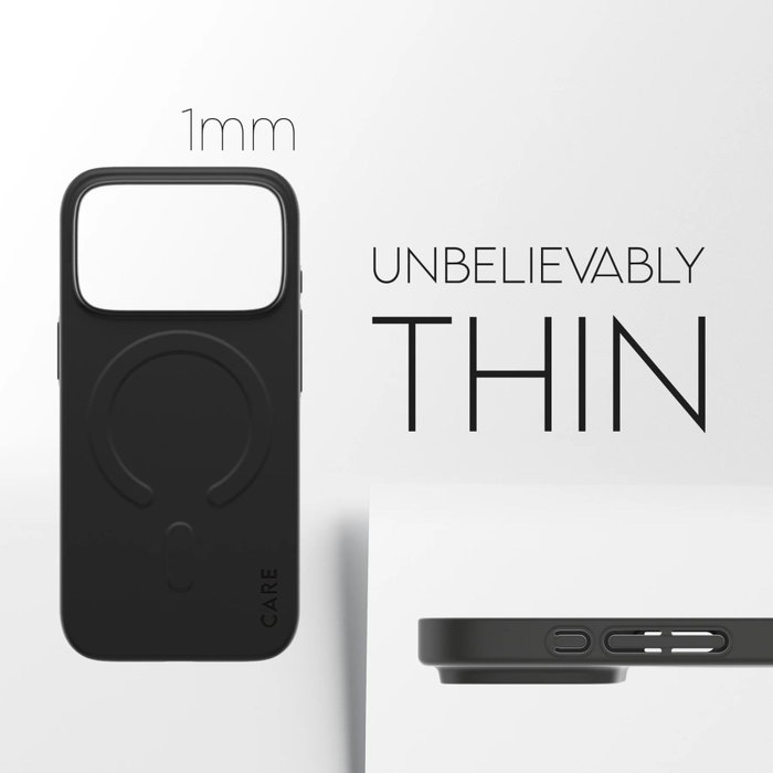 PanzerGlass CARE SL1M Case Black con MagSafe para iPhone 17 Pro