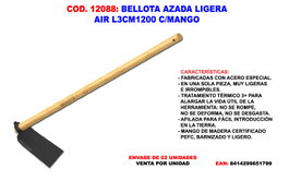 BELLOTA Azada Ligera AIR L3CM1200 con Mango
