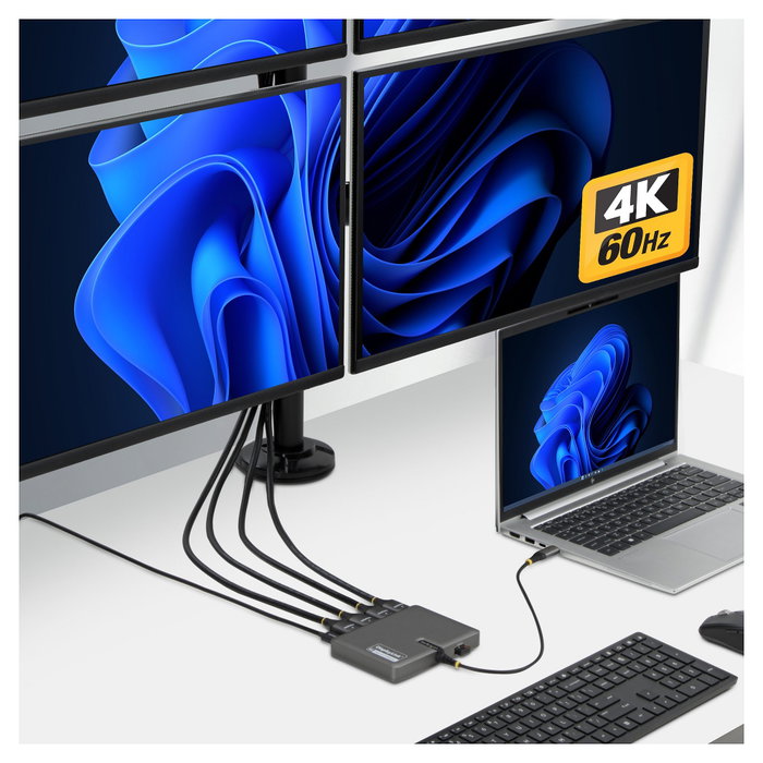 Startech Replicador de Puertos USB 3.2 Gen 1 Type-C con HDMI y USB 3.0, Gris