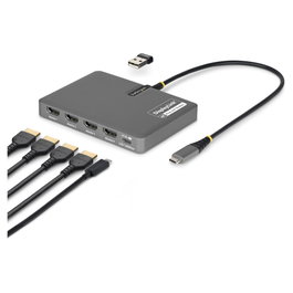Startech Replicador de Puertos USB 3.2 Gen 1 Type-C con HDMI y USB 3.0, Gris