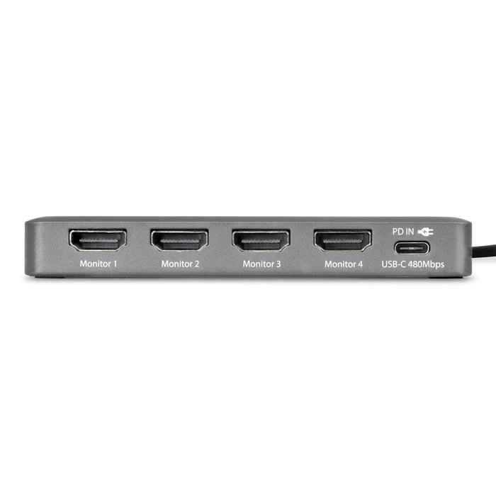 Cable USB Startech QUAD-USB-HDMI-ADAPT Gris