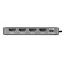 Cable USB Startech QUAD-USB-HDMI-ADAPT Gris