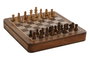 DKD Home Decor Juego de Ajedrez Magnético de Acacia y Arce Marrón