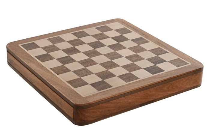 DKD Home Decor Juego de Ajedrez Magnético de Acacia y Arce Marrón DKD Home Decor Juego de Ajedrez Magnético de Acacia y Arce Marrón