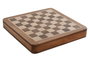 DKD Home Decor Juego de Ajedrez Magnético de Acacia y Arce Marrón