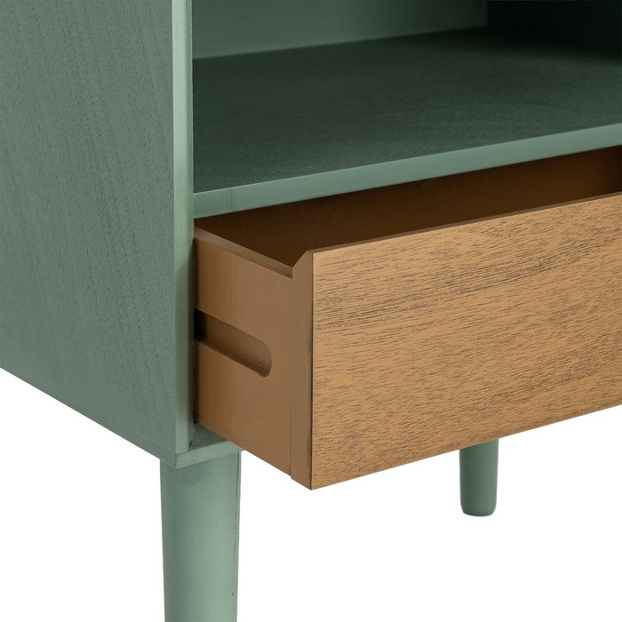 Mesita Verde Dm Dormitorio 50 X 35 X 50 cm