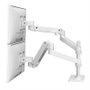 Ergotron LX Pro 45-690-290 Brazo Doble para 2 Monitores, Soporte Monitor, Color Blanco