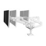 Ergotron LX Pro 45-690-290 Brazo Doble para 2 Monitores, Soporte Monitor, Color Blanco