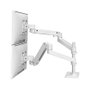 Ergotron LX Pro Kit de Montaje Doble Brazo para 2 Monitores hasta 27 Pulgadas Blanco