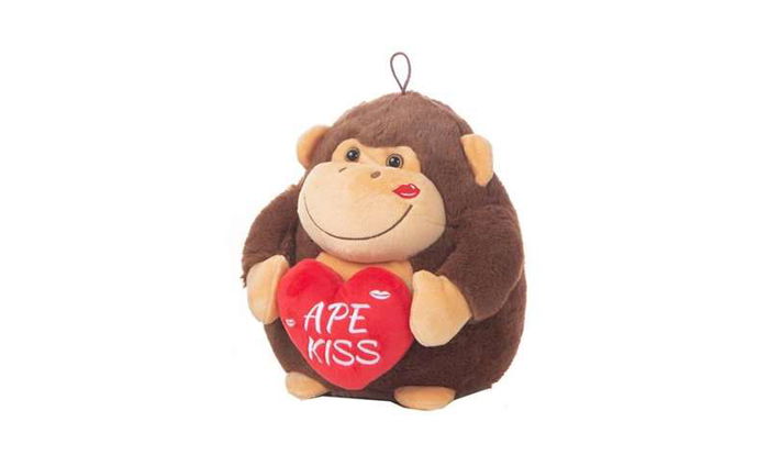 Creaciones Llopis Gorila Boli Corazón 26cm Peluche Infantil