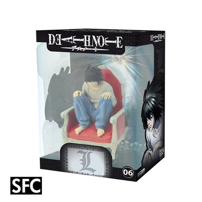 Abystyle Figura Death Note L PVC Escala 1/10 - Figura de Colección Oficial