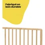 Safety 1st Barandilla de Cama Madera Natural 110 cm SAF3220660006236 Compatible con Camas +160cm FSC