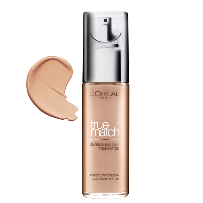 L'Oreal Paris True Match Base Líquida 5.N Arena Sable con Ácido Hialurónico