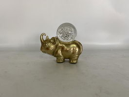 DKD Home Decor Figura Animal bola Dorado Resina Cristal 6 x 11.3 x 12.7 cm (6 Unidades)