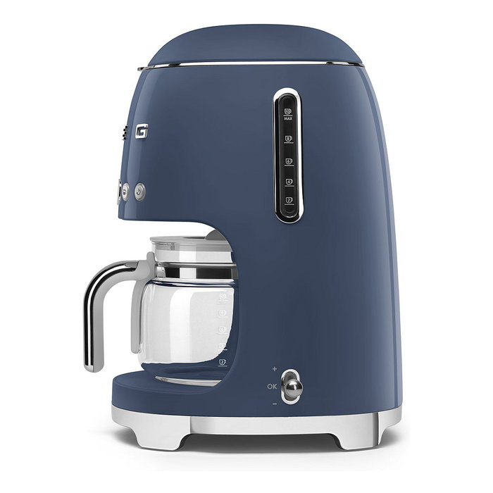 Smeg DCF02NBEU Máquina de Café Espresso Filtro, 12 Tazas, 1.4L, 1050W, Azul Marino Smeg DCF02NBEU Máquina de Café Espresso Filtro, 12 Tazas, 1.4L, 1050W, Azul Marino