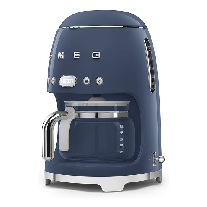 Smeg DCF02NBEU Máquina de Café Espresso Filtro, 12 Tazas, 1.4L, 1050W, Azul Marino Smeg DCF02NBEU Máquina de Café Espresso Filtro, 12 Tazas, 1.4L, 1050W, Azul Marino