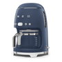 Smeg DCF02NBEU Máquina de Café Espresso Filtro, 12 Tazas, 1.4L, 1050W, Azul Marino