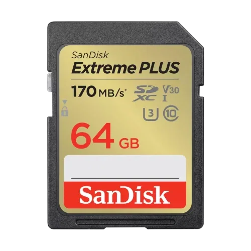 SanDisk Extreme PLUS 64 GB SDXC UHS-I U3 Clase 10