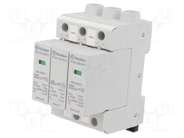 FINDER Limitador de sobretensiones Tipo 2 de 3 polos y 15kA