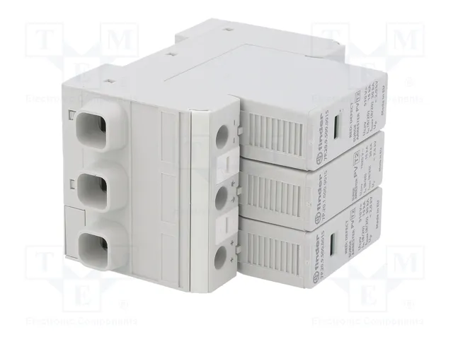 FINDER Limitador de sobretensiones Tipo 2 de 3 polos y 15kA FINDER Limitador de sobretensiones Tipo 2 de 3 polos y 15kA