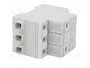 FINDER Limitador de sobretensiones Tipo 2 de 3 polos y 15kA