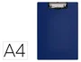 Q-connect Carpeta Miniclip Superior Din A4 Plástico 50% Reciclado Azul Grosor 2,1 mm