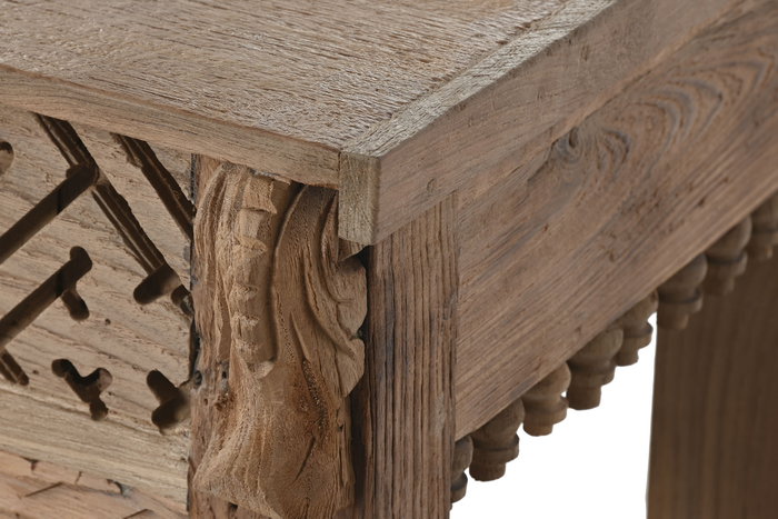 DKD Home Decor Consola Indonesia 1c24 Teca Reciclada Natural 140x37x80 cm DKD Home Decor Consola Indonesia 1c24 Teca Reciclada Natural 140x37x80 cm