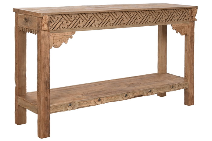 DKD Home Decor Consola Indonesia 1c24 Teca Reciclada Natural 140x37x80 cm DKD Home Decor Consola Indonesia 1c24 Teca Reciclada Natural 140x37x80 cm