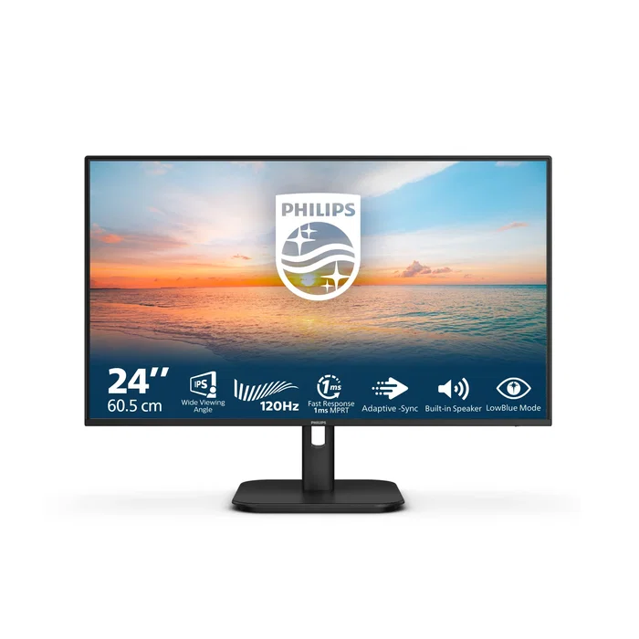 Philips 24E1N1200A/00 Monitor Full HD IPS de 23,8 pulgadas, 120Hz, Negro