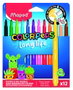 MAPED Rotuladores Color'Peps Long Life Ultralavables, 12 Colores Surtidos