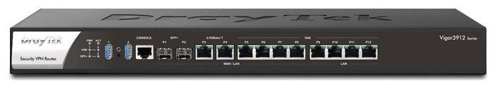 DrayTek Vigor 3912S Router DSL empresarial con 8 puertos WAN y VPN