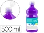 Liderpapel Tempera Liquida Escolar Superlavable 500 ml Violeta Colores Brillantes Cierre Seguridad