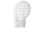 DKD Home Decor Sillón Balines Emmanuele Blanco Ratan 97 x 66 x 144 cm