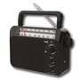 SAMI Radio AC/DC de 2 Bandas con Ruedas XL y Alta Recepción, Funciona con Pila y Corriente