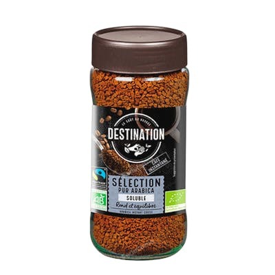 DESTINATION Café Soluble Arabica Bio 100 g DESTINATION Café Soluble Arabica Bio 100 g